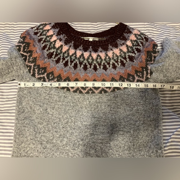 Maurices Fairisle Print Sweater Dress Womens Size Small - Picture 12 of 13